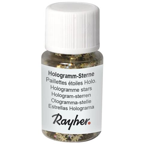 10ml - Paillettes Con Forma A Stella In Alluminio - Colore Oro - Foto 1