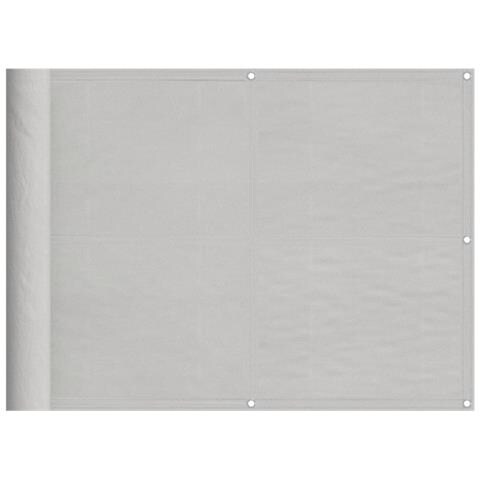 Paravento Balcone Grigio Chiaro 75x1000cm 100%poliestere Oxford - Foto 2