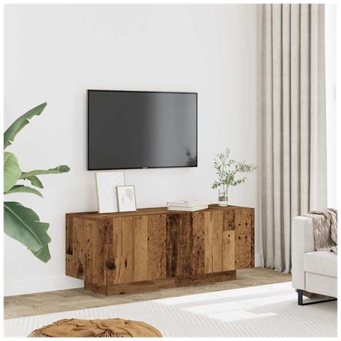 Mobile Porta Tv Legno Vecchio 100x35x40 Cm In Legno Multistrato - Foto 3