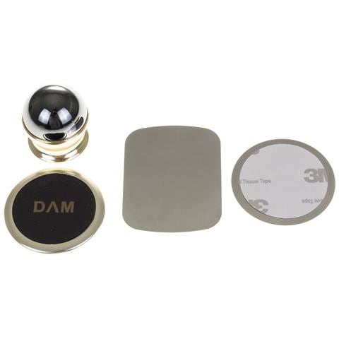 Supporto Magnetico In Metallo 360º 3x3x4 Cm. Colore: Oro - Foto 2