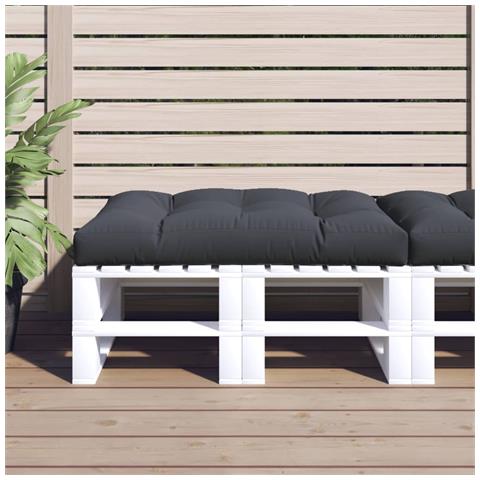 Cuscino Per Pallet Antracite 120x80x12 Cm In Tessuto - Foto 1