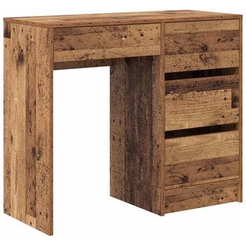 Scrivania in Legno Vecchio Legno Vecchio Legno Ingegnerizzato Medio - Foto 1