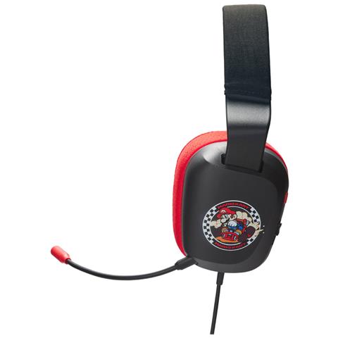 NSHS0398-01 cuffia e auricolare Cuffie Cablato A Padiglione Gaming Nero, Rosso - Foto 2