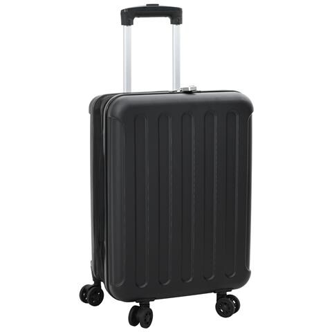 Valigia Pieghevole Rigida 24'Nera 43x27x66 cm ABS - Foto 1