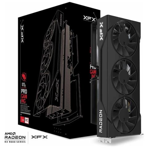 Radeon RX 9060 XT 16GB GDDR6 PCI Express x16 5.0 x1 x HDMI 2x DisplayPorts (RX-96TS316B7) - Foto 2