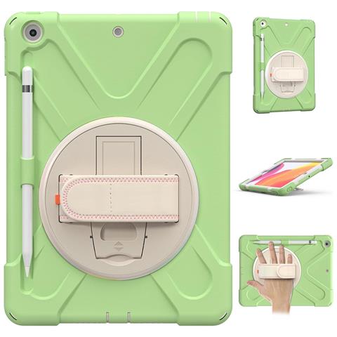 Custodia Per Ipad 9.7” (2017/2018) Con Supporto E Tracolla Verde - Foto 1