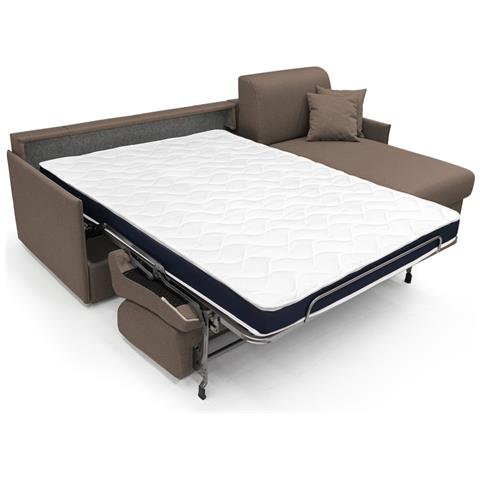 Evans Divano Letto Angolare Impermeabile T13 Marrone - Foto 2