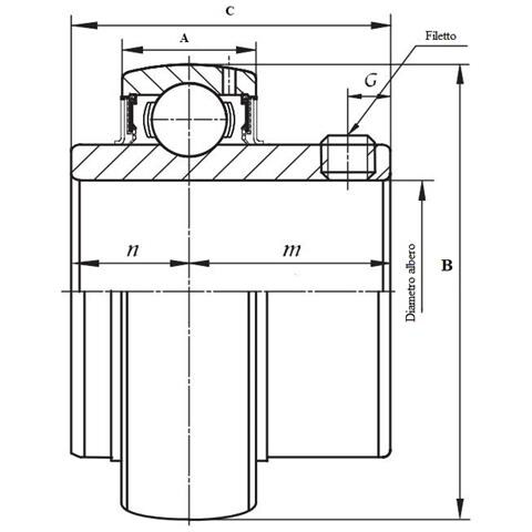 Cuscinetto Uc 205 - Foto 2