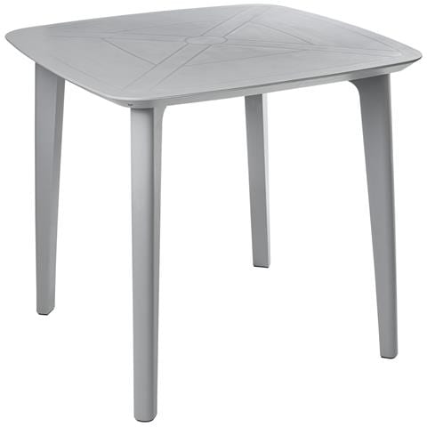 Tavolo Da Pranzo Da Giardino Sorico 86 Cm 86 Cm Grigio - Foto 2