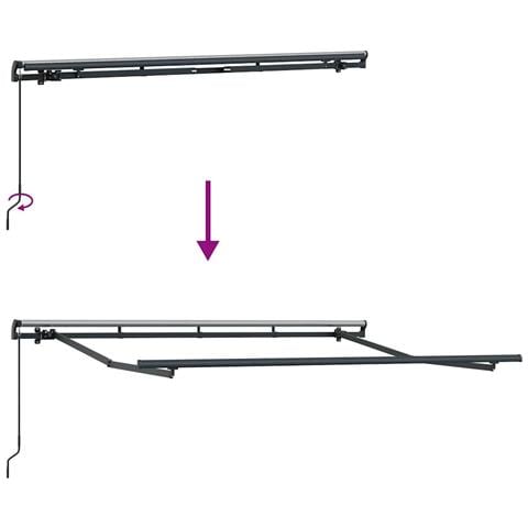 Tenda Retrattile Multicolore 350 x 200 cm - Foto 9