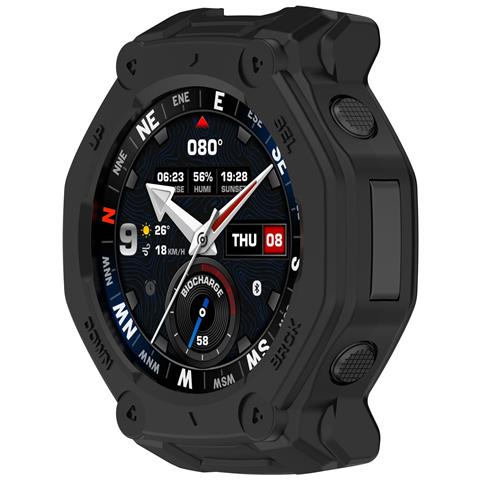 Custodia Protettiva In Tpu Hollow Armor Compatibile Con Amazfit T-rex 3 Pro 48mm - Nera - Foto 2
