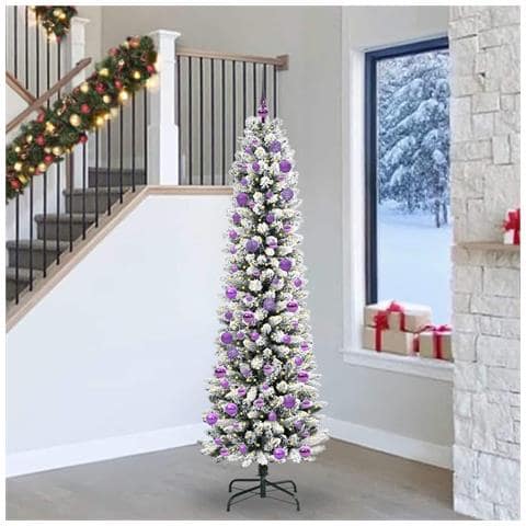 Albero di Natale artificiale con 300 LED Bianco 240 cm - Foto 2
