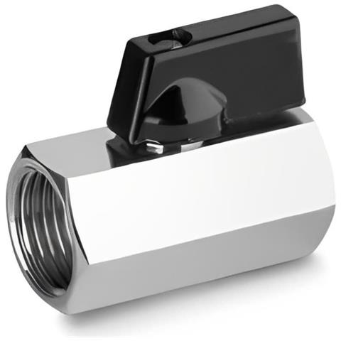 Mini Valvola A Sfera In Ottone Cromato 1/2  Ig - Foto 1