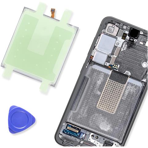 Adesivo Batteria Originale Per Galaxy S23 Service Pack, Verde - Foto 4