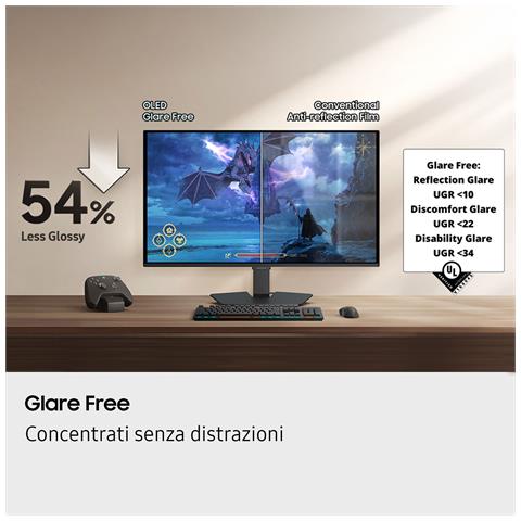Monitor Gaming Odyssey OLED G5 - G50SF da 27" QHD Flat - Foto 2