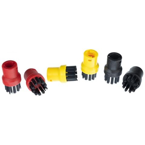 Set Di Accessori Per Pulizia Compatibile Con Kärcher Sc - 3 Panni In Microfibra + 6 Spazzole Rotonde | Alta Assorbenza E Versatilità - Foto 8