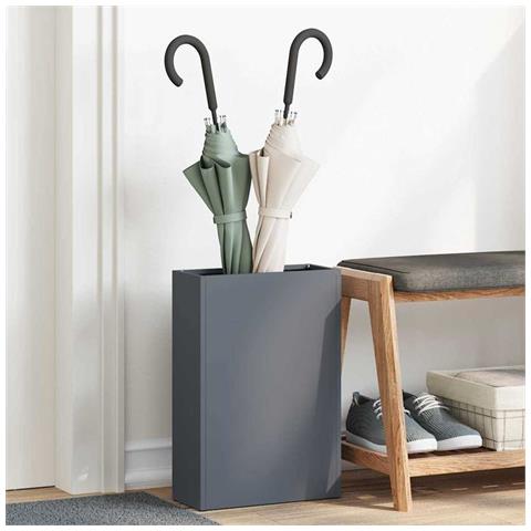 Supporto per Ombrellone Antracite 28 x 12 x 41 cm Acciaio - Foto 2