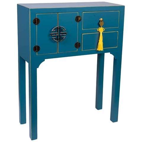 Mobile Da Ingresso In Legno Con 2 Cassetti E 2 Porte 63x26x83h Cm - Foto 1