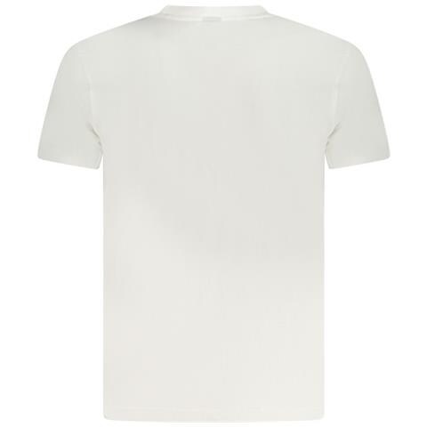 MAGLIETTA A MANICHE CORTE DA UOMO BIANCA - Colore: Bianco, Taglia: 2XL - Foto 2