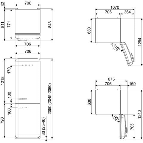 FAB38RWH6 frigorifero con congelatore Libera installazione 481 L Bianco - Foto 17
