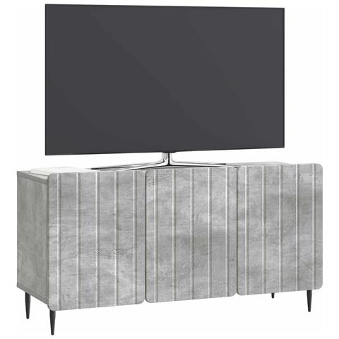 Mobile TV Grigio Cemento 99 x 34,5 x 52 cm Legno ingegnerizzato - Foto 2