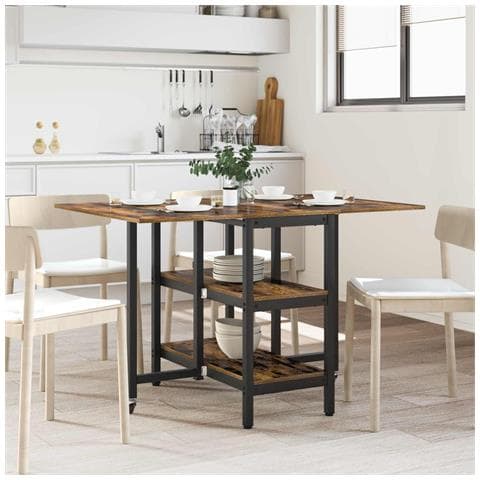 Tavolo da Pranzo 122 x 80 x 76,5 cm Legno ingegnerizzato - Foto 2