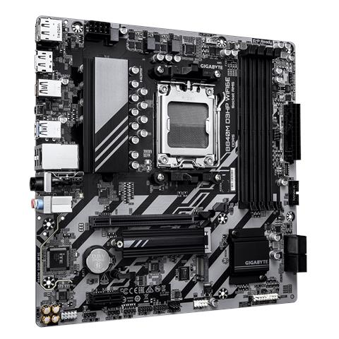 B840M D3HP WIFI6E Scheda Madre - CPU AMD Ryzen 9000, VRM a 8+2+2 fasi, fino a 8200 MHz DDR5 (O.C.), 2× M. 2 PCIe 4.0, Wi-Fi 6E, LAN 1 GbE, USB 3.2 Gen 2 - Foto 4