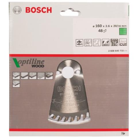 professionale 2608640732 Optiline Lama Circolare, 160 x 20 48D, 0 W, 0 V - Foto 2