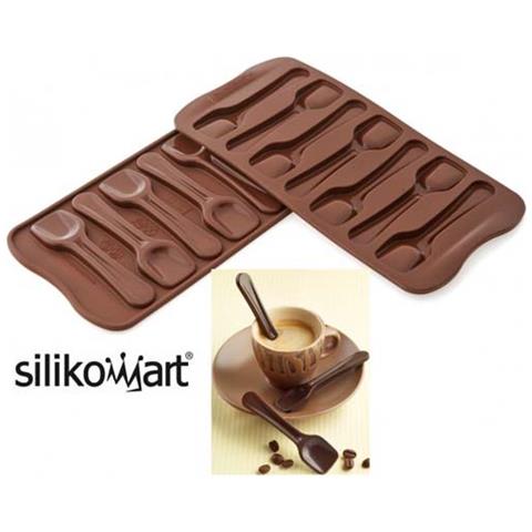 Stampo cioccolato cucchiai easy choc 35x30mm h. 16mm 112.5ml silicone - Foto 1