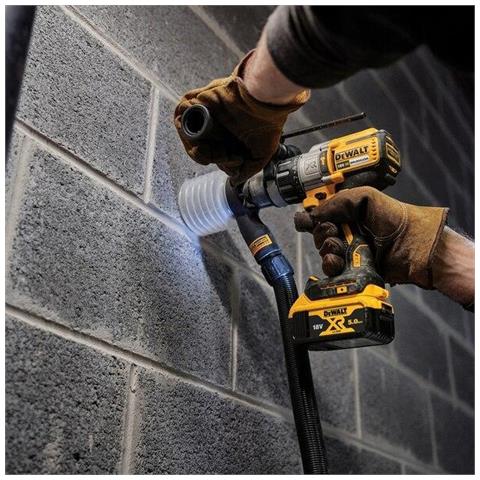 Trapano Avvitatore Compato DCD996P2-QW con Percussione 3 Velocità Potenza 820 W Colore Nero / Giallo - Foto 4