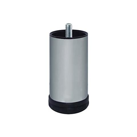 19940904 Piedino in metallo serie "Deluxe" - Ø 60 - H. 120 mm. - satinato - Foto 1