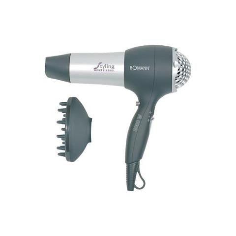 Htd 889 Cb Asciugacapelli Professionale, 2 Velocità, 3 Impostazioni Di Calore, Diffusore 2000w Nero / argento - Foto 1