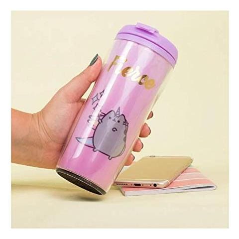 Pushptvmf Tazza Da Viaggio Fierce Pusheen, Multicolore - Foto 1