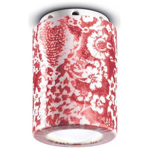 Plafoniera Decò C985-mir Colore Rosso Ming - Foto 1