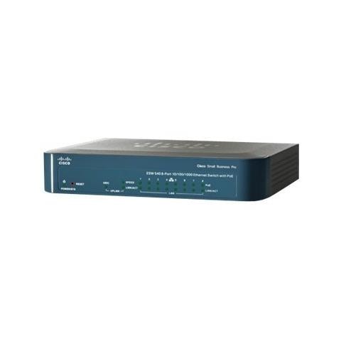 Cisco ESW-520-8P-K9, Gestito, IEEE 802.1D, IEEE 802.1s, IEEE 802.1w, IEEE 802.1X, IEEE 802.3, IEEE 802.3ab, IEEE 802.3ad, IEEE 802, 10 Mbps, SNMP, HTTP, TFTP, TCP / IP, Blu - Foto 1