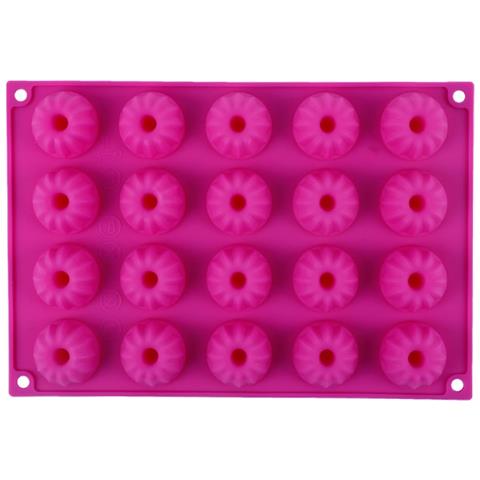 Wokex 1 Pz 20 Cavità In Silicone Stampo Al Cioccolato 3d Mini Chiffon Pudding Fondente Torta Muffa Fai Da Te Pasticceria Da F