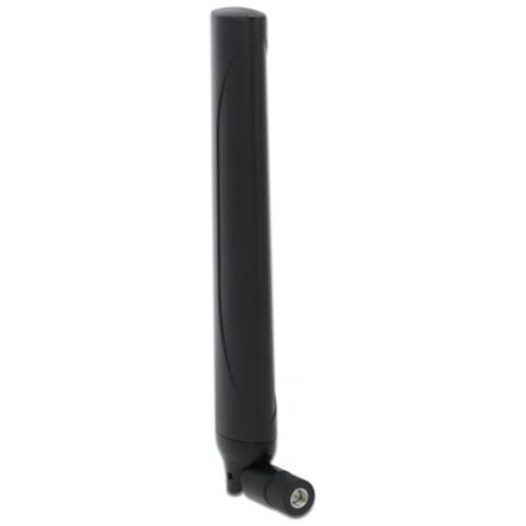 Antenna 5G LTE con SMA maschio -0,5 - 2,3 dBi omnidirezionale con giunto inclinabile nero - Foto 1