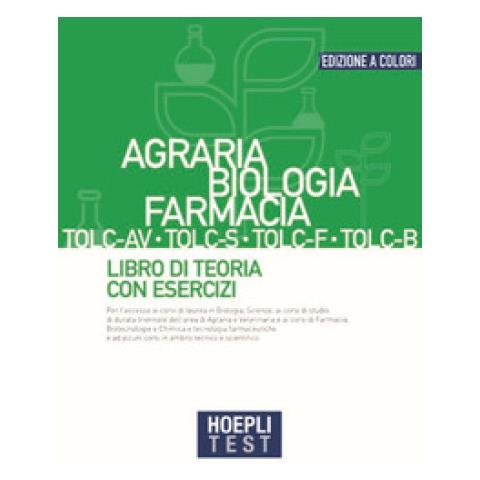 Test. Agraria, Biologia, Farmacia Tolc-av, Tolc-s, Tolc-f, Tolc-b. Libro Di Teoria Con Esercizi - Foto 1