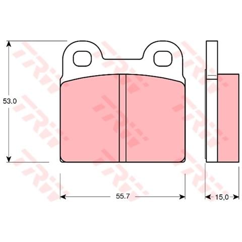 Pattini Freno Alfa Romeo 1750-2000 1.7 Gdb102 - Foto 1