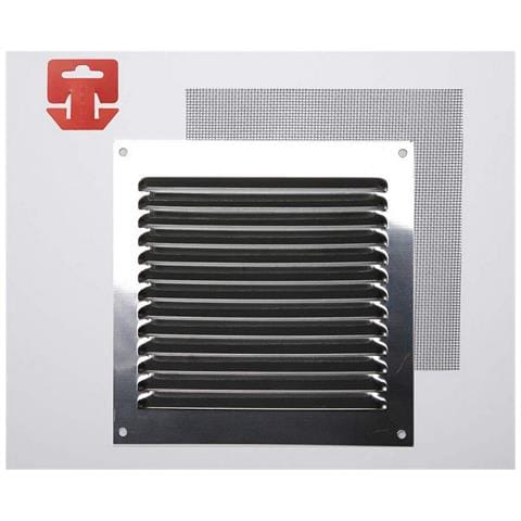 Griglia Zanzariera Colore Acciaio Inossidabile Cromato - Foto 1