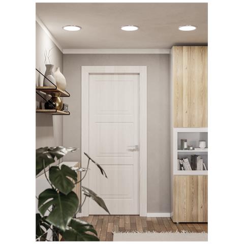 Faretto Ad Incasso Moderno Fueva Z Alluminio Nichel Satinato Led Integrato 16,5w - Foto 3