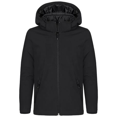 Padded Hoody Softshell Junior Nero 130/140 - Foto 1