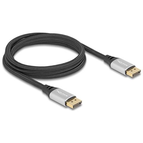 Cavo DisplayPort 16K 60 Hz 2 m argento metallo - Foto 1