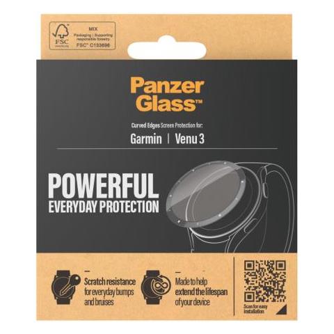 Panzerglass Garmin Venu 3 Trasparente Polietilene Tereftalato (pet) - Foto 2