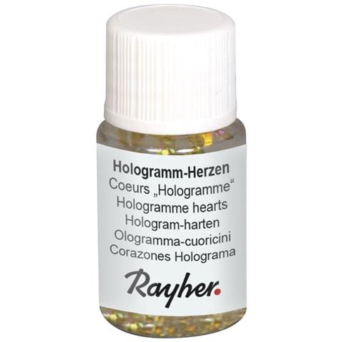 10ml - Paillettes Con Forma A Cuore In Plastica 3mm - Colore Oro - Foto 1