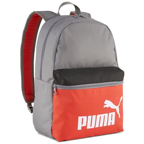 Phase Color Block Backpack 09117502, Unisex, Grigio, Marime Universala - Foto 4