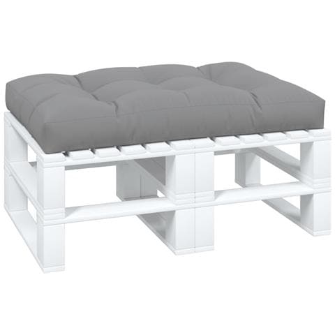 Cuscino Per Pallet Grigio 120x80x12 Cm In Tessuto - Foto 3