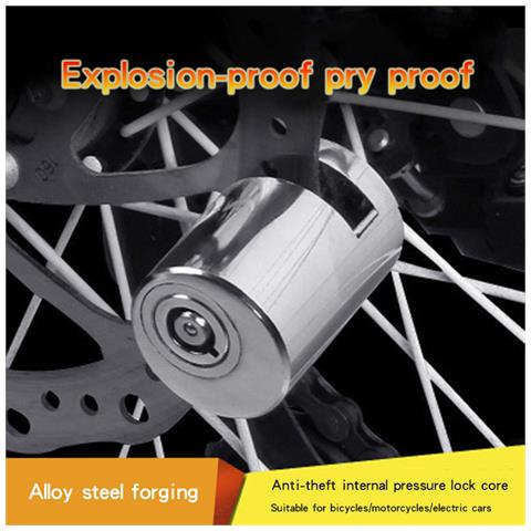 Bloccadisco Moto - Antifurto Di Sicurezza Per Moto E Scooter - Foto 2