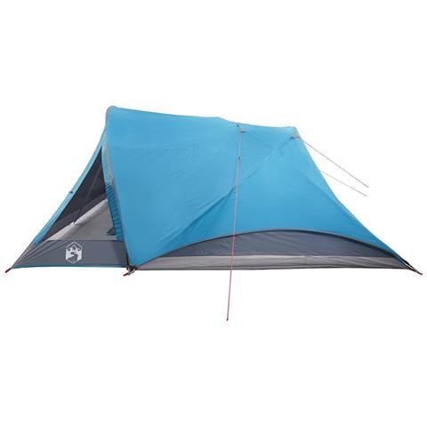 Tenda Familiare Cabina per 6 Persone Blu Impermeabile - Foto 8