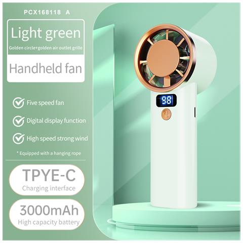 Ventola Portatile Verde Menta - Soluzione Di Raffreddamento Portatile Green - Foto 2